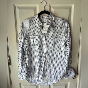Polka Dot Women’s button down Shirt